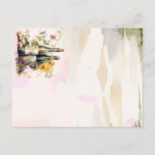 素朴ワイナリーシック・グラフインスパイアェビンズ結婚ス 案内ポストカード (裏面)