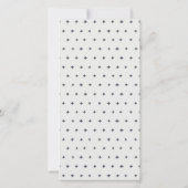 素朴ワイナリーヴィンヤードマウン結婚テンのメニューカード サンキューカード (裏面)