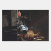 素朴ヴィンテージの女エレガント性海の分離 ラッピングペーパーシート (正面2)