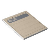 素朴ヴィンテージのTo Doリスト ノートパッド (アングル)