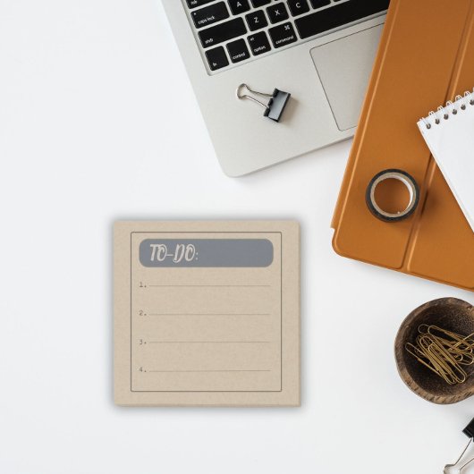 素朴ヴィンテージのTo Doリスト ポストイット