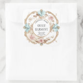 素朴ヴィンテージろうそく製品ラベル赤面ピンク瓶 スクエアシール (バッグ)