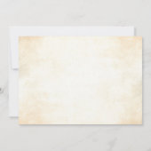 素朴ヴィンテージオークの木の結婚枝の写真 サンキューカード (裏面)