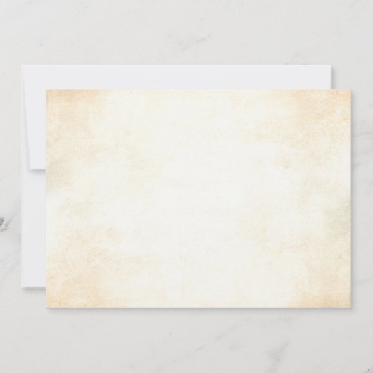 素朴ヴィンテージオークの木の結婚枝の写真 サンキューカード (裏面)