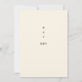 素朴ヴィンテージカウボーイ結婚のカントリーフレーム 招待状 (裏面)