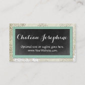 素朴ヴィンテージカルボ絵を描ードアクアオンダマスク 名刺 (正面)