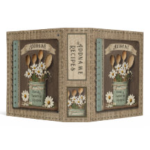 素朴ヴィンテージカントリーバーラップ3リングや輪バインダー