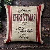 素朴ヴィンテージクラシックメリークリスマス クッション