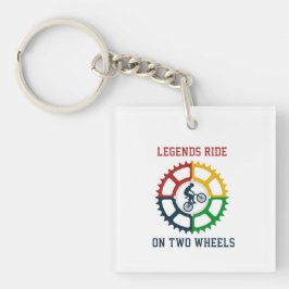 素朴ヴィンテージサイクリング キーホルダー