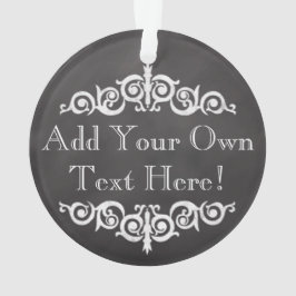 素朴ヴィンテージシャルボカスタムードパーソナライズされた オーナメント