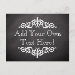 素朴ヴィンテージシャルボカスタムードパーソナライズされた ポストカード