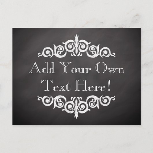 素朴ヴィンテージシャルボカスタムードパーソナライズされた ポストカード (正面)