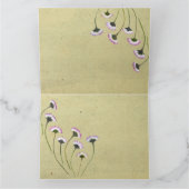 素朴ヴィンテージシンプルデザイン カード (内部)