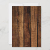 素朴ヴィンテージタイプライターカクテルリタイア 招待状 (裏面)