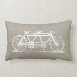 素朴ヴィンテージタンデム自転車 ランバークッション