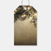 素朴ヴィンテージツリーブランチ結婚ズサンキューラベル ギフトタグ (裏面)