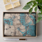 素朴ヴィンテージテクスチャ植物分離 薄葉紙 (ギフト)