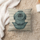 素朴ヴィンテージデザインのダイバー航海のヘルメット クッション (ブランケット)