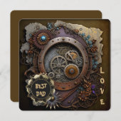 素朴ヴィンテージパパ シーズンカード (正面/裏面)