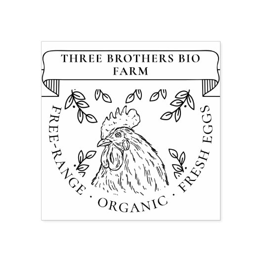 素朴ヴィンテージパーソナライズされたエッグカートンカスタムファーム ラバースタンプ (インプリント)