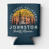 素朴ヴィンテージファミリー懇親会レトロサンセット 缶クーラー (正面)