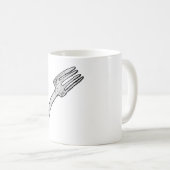 素朴ヴィンテージフォークレトロ刃物 コーヒーマグカップ (正面右)