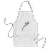 素朴ヴィンテージフォークレトロ刃物 スタンダードエプロン (正面)