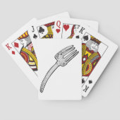 素朴ヴィンテージフォークレトロ刃物 トランプ (裏面)