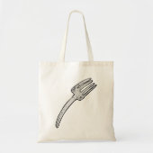 素朴ヴィンテージフォークレトロ刃物 トートバッグ (正面)