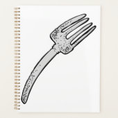素朴ヴィンテージフォークレトロ刃物 プランナー手帳 (正面)
