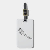 素朴ヴィンテージフォークレトロ刃物 ラゲッジタグ (正面縦)