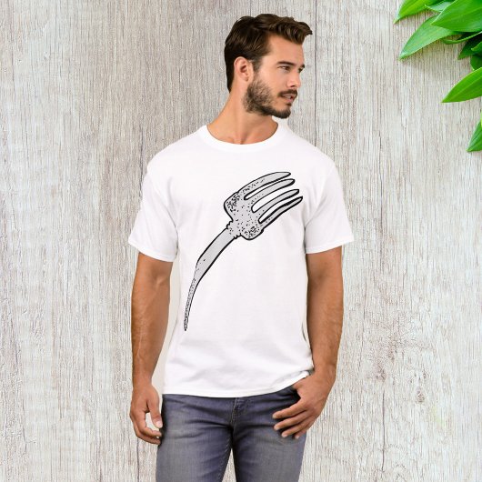 素朴ヴィンテージフォークレトロ刃物 Tシャツ