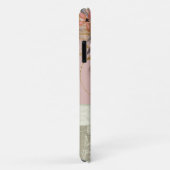 素朴ヴィンテージフラワ自然ーピンク金ゴールドグレー渦 Case-Mate iPhoneケース (裏面/右)