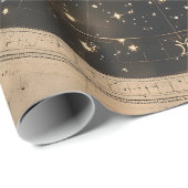 素朴ヴィンテージフルムーンシナデザイン ラッピングペーパー (ロールコーナー)