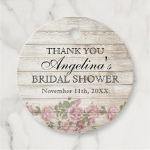 素朴ヴィンテージフローラブライダルシャワーありがとう