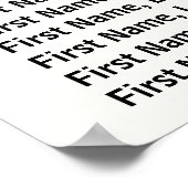 素朴ヴィンテージフローラポスター ポスター (角)