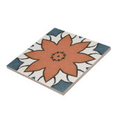 素朴ヴィンテージフローラ幾何学 タイル (側面)