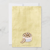 素朴ヴィンテージブライダルティーパーティーブライダルシャワー 招待状 (裏面)