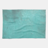 素朴ヴィンテージプリントターコイズ |キッチンタオル キッチンタオル (横)