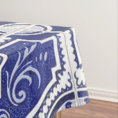 素朴ヴィンテージポルトガルのタイル模様 – Azulejo テーブルクロス (インサイチュ)