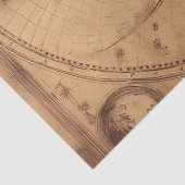 素朴ヴィンテージ世界地図グローブ 薄葉紙 (詳細)