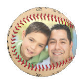 素朴ヴィンテージ写真お父さんの日 野球ボール (正面左)