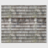 素朴ヴィンテージ板農家の模様 ラッピングペーパー (フラット)