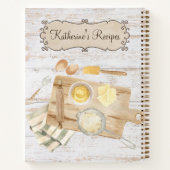 素朴ヴィンテージ水彩国ベーキングレシピ ノートブック (裏面)