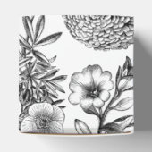 素朴ヴィンテージ結婚の花 フェイバーボックス (上部)