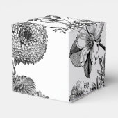 素朴ヴィンテージ結婚の花 フェイバーボックス (裏面サイド)