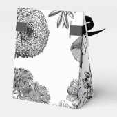 素朴ヴィンテージ結婚の花 フェイバーボックス (裏面サイド)