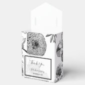 素朴ヴィンテージ結婚の花 フェイバーボックス (オープン)