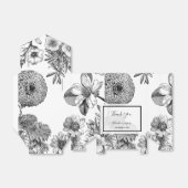 素朴ヴィンテージ結婚の花 フェイバーボックス (折り畳みなし)