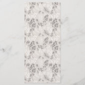 素朴ヴィンテージ野の花ボタニカル結婚ズ メニュー (裏面)